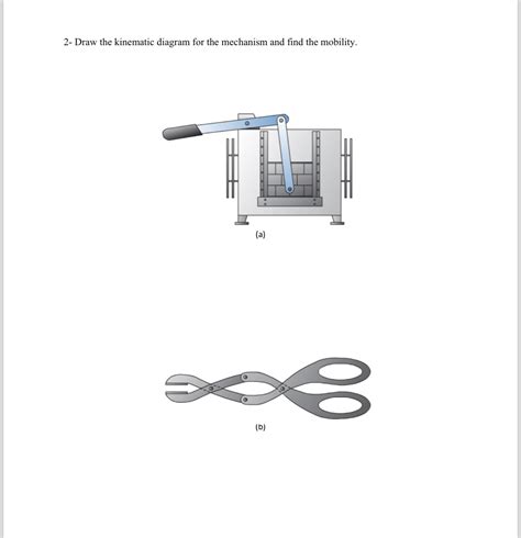 Solved Draw The Kinematic Diagram For The Mechanism And Chegg