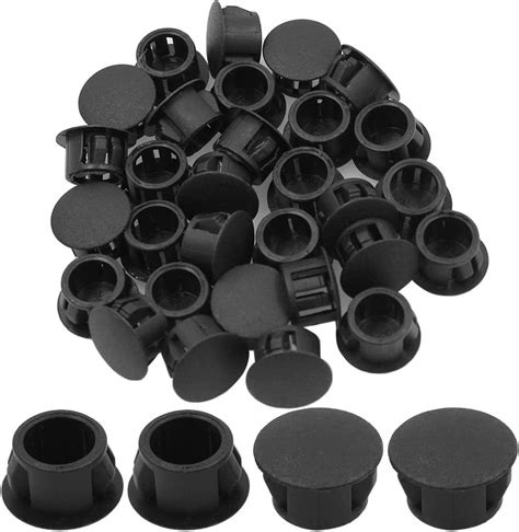 Amazon Zorfeter 30 Pcs Black Hole Plugs 13mm 1 2 Inch Flush Type