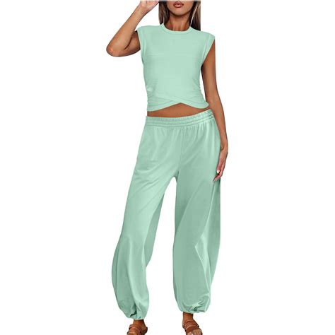 Fall Savings Clearance 2024 Antqov Womens Two Piece Outfits 2 Piece