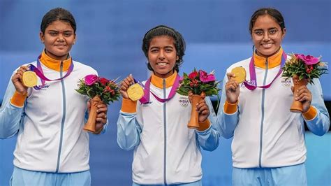 Asian Games 2023 Indian Womens Compound Archery Team And Mens Compound