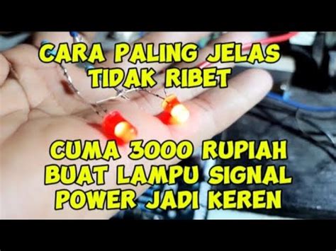 CARA MEMBUAT LAMPU SIGNAL POWER AMPLIFIER MURAH MERIAH Poweramplifier