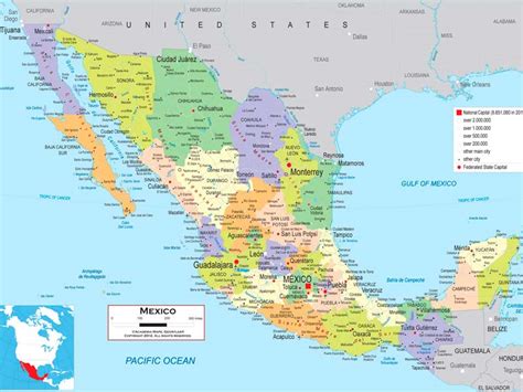 Mapa Politico De Mexico Divisiones Administrativas Regiones Mapa Images