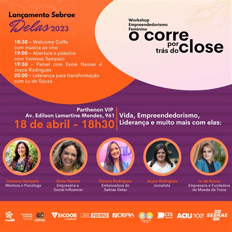 Workshop Empreendedorismo Feminino O Corre Por Tr S Do Close Em