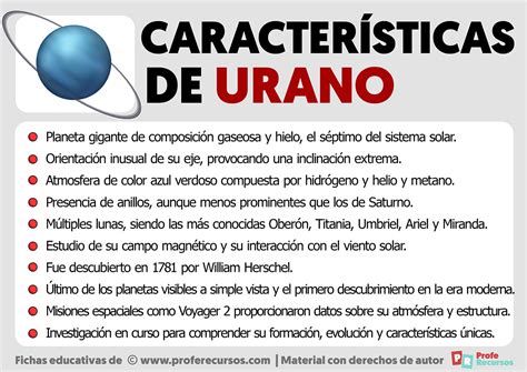 Características de Urano