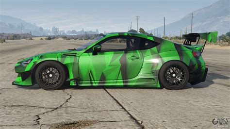 Subaru BRZ Rocket Bunny Dark Pastel Green For GTA 5