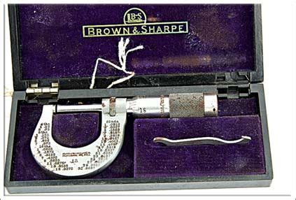 Brown & Sharpe #13 1" Micrometer Iob. - Tool Exchange