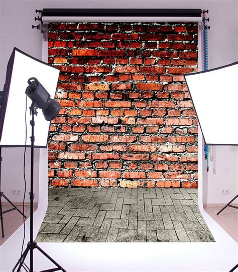 Hellodecor X Ft Photography Background Vintage Red Brick Wall