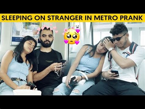 Sleeping On Strangers In The Metro Prank Part Epic Reactions