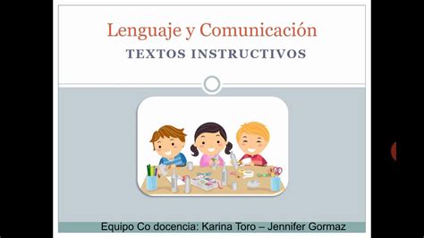 3° Básico Textos Instructivos Youtube