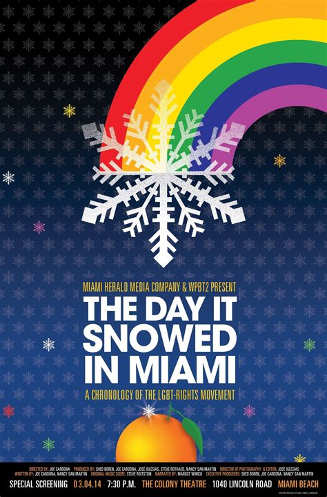The Day it Snowed in Miami (2014) - Posters — The Movie Database (TMDB)