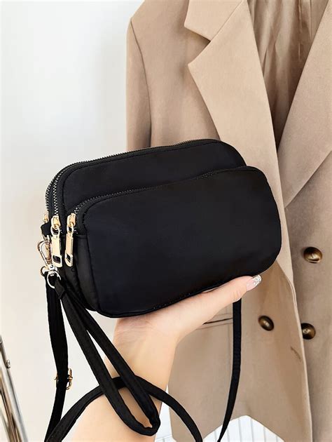 Leve Casual De Neg Cios Mini Bolsa Crossbody Z Per Triplo Para