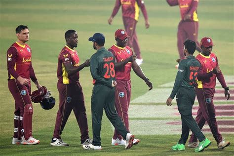 Bangladesh Vs West Indies Shakib Al Hasan Picks Four As Bangladesh Win