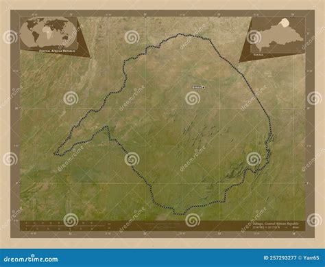 Vakaga Central African Republic Low Res Satellite Labelled Points Of