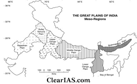 Indo Gangetic Brahmaputra Plain Bhabar Terai Bhangar Khadar Pmf Ias Otosection