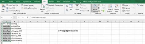 Convert Text To Columns Wizard In Excel Excel Tutorials