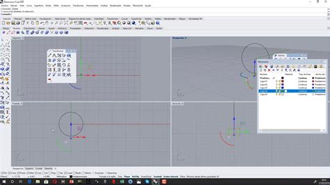 Técnica de barrido con rhinoceros modificación de posición en