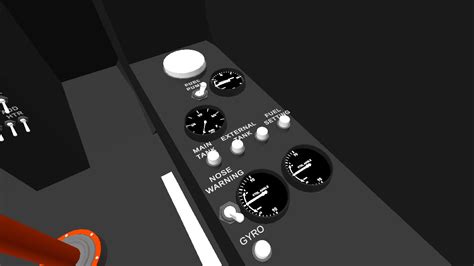 SimplePlanes | Hawker Siddeley Kestrel (new cockpit interior)