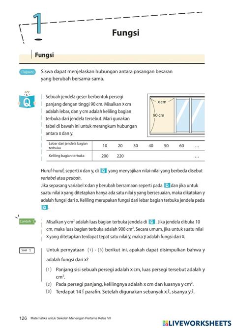 Perbandingan Senilai Dan Berbalik Nilai Worksheet For Fase D Live Worksheets