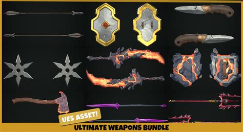 在武器创建的ultimate Weapons Bundle Weapons Weapon Stylized Weapons