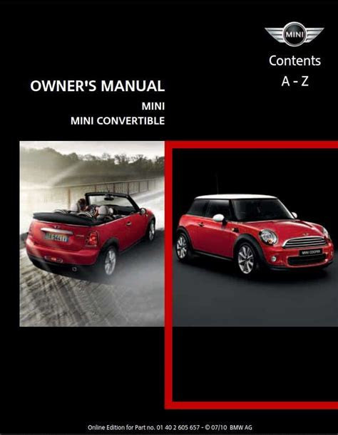 2011 Mini Cooper Owners Manual Pdf