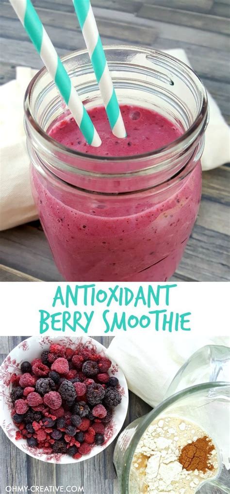 Whip This Antioxidant Frozen Berry Smoothie Up In The Morning For A