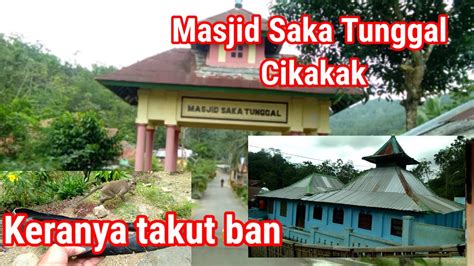 Masjid Saka Tunggal Cikakak Masjid Tua Bersejarah Taman Kera