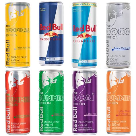 Energ Tico Red Bull Ml Energy Drink Morango E P Ssego Frutas