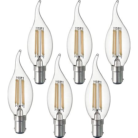 BELINGGO B15 SBC Small Bayonet Cap Candle Bulbs B15d LED Dimmable