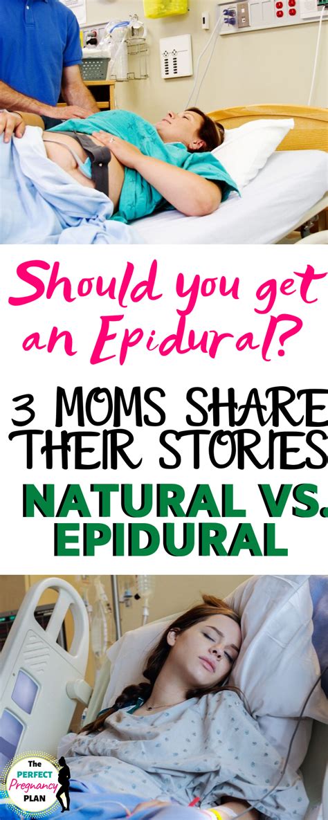 Bith Story Epidural Vs All Natural Birth Natural Birth Unmedicated Birth Epidural