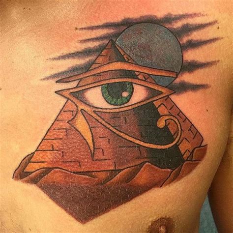 Pyramid Tattoos Designs, Ideas and Meaning - Tattoos For You