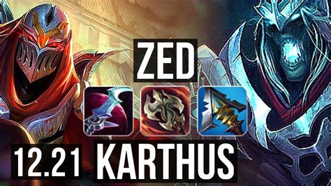 Zed Vs Karthus Jng M Mastery Legendary Tr Diamond