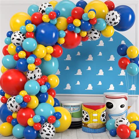 Buy 100pcs EASY DIY Toy Story Balloons Garland Kit Arch For Toy