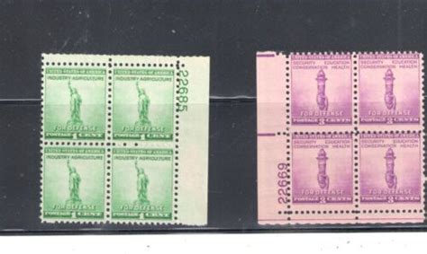 Us Scott Plate Blocks Mnh Ebay