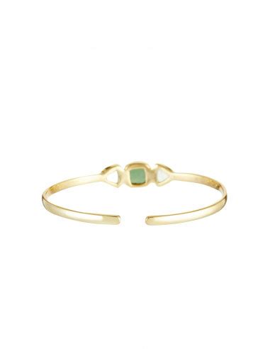 Bracelet Tia Moonstone Orn De Calc Doine Verte Pr Hnite