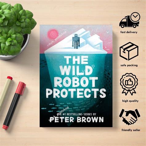 Book The Wild Robot Protects - Peter Brown, Hobbies & Toys, Books ...