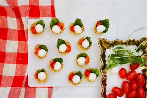 Caprese Bites - Cocktails and Appetizers