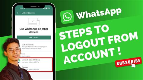 How To Logout From WhatsApp YouTube