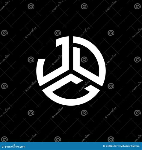 JDC Letter Logo Design on Black Background. JDC Creative Initials ...