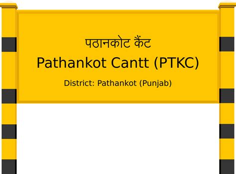 Pathankot Cantt PTKC Railway Station Station Code Schedule Train