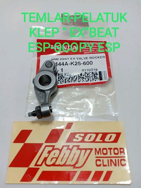 Jual TEMLAR PELATUK KLEP EX BUANG HONDA BEAT ESP SCOPY ESP VARIO 110