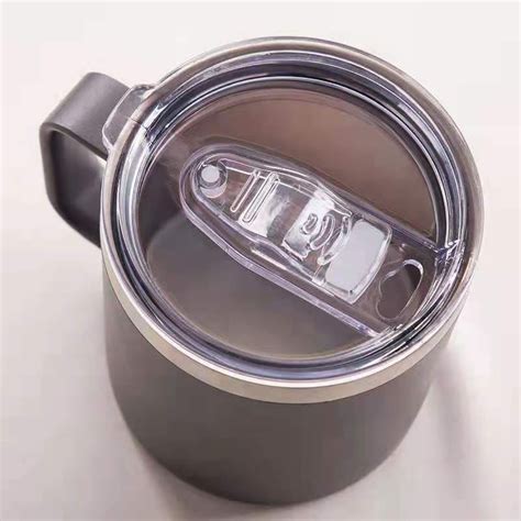 12 Oz Travel Coffee Mug With Handle And Lid