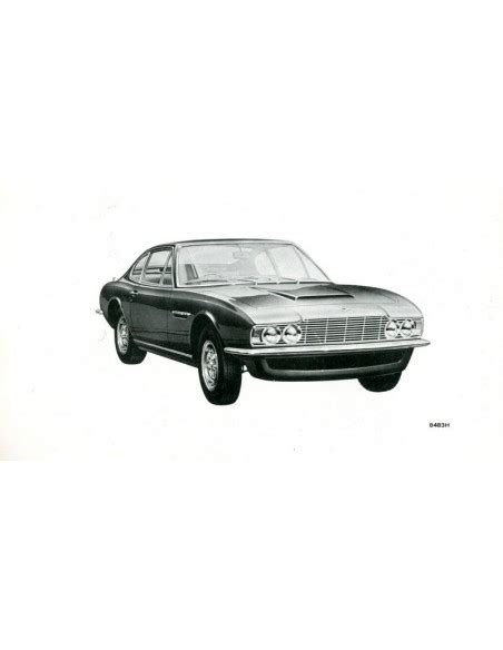 1971 ASTON MARTIN DBS V8 OWNERS MANUAL ENGLISH