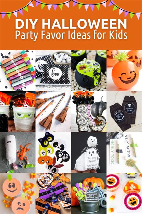 Unique DIY Halloween Party Favors Kids Will Love! - DIY Candy