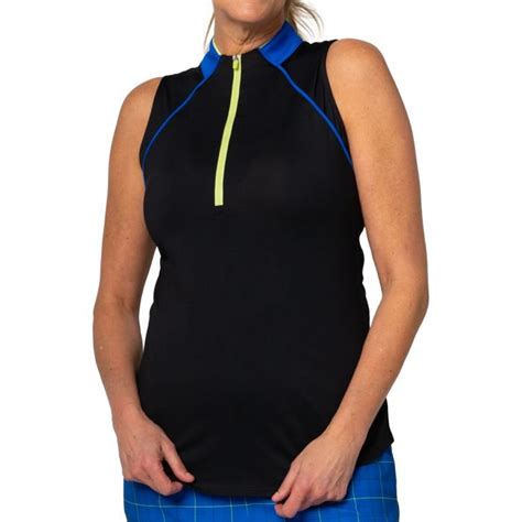 Jofit Womens Energy Rib Mock Sleeveless Golf Top Carls Golfland