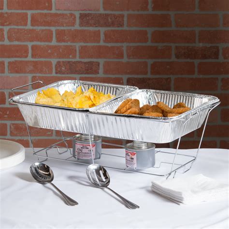 Choice Piece Full Size Disposable Buffet Serving Set Chafer Dish