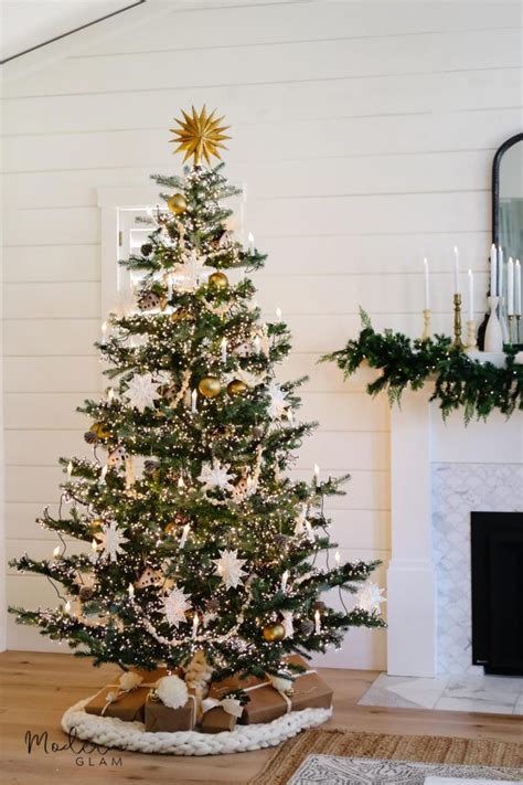 My Scandinavian Inspired Christmas Tree Modern Glam