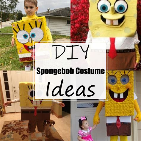 12 Quick to Make DIY Spongebob Costume Ideas - All Sands