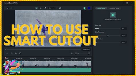 How To Use Smart Cutout Tool In Filmora Youtube