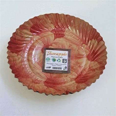 Inch Printed Disposable Paper Plate At Rs Pack In New Delhi Id