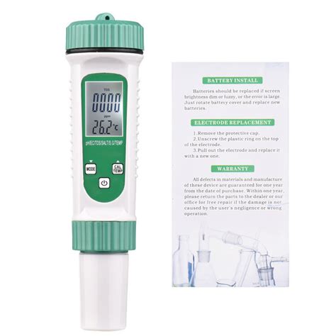 NANWEI Digital Water Quality Tester 6 In 1 Multifunction Water Quantity